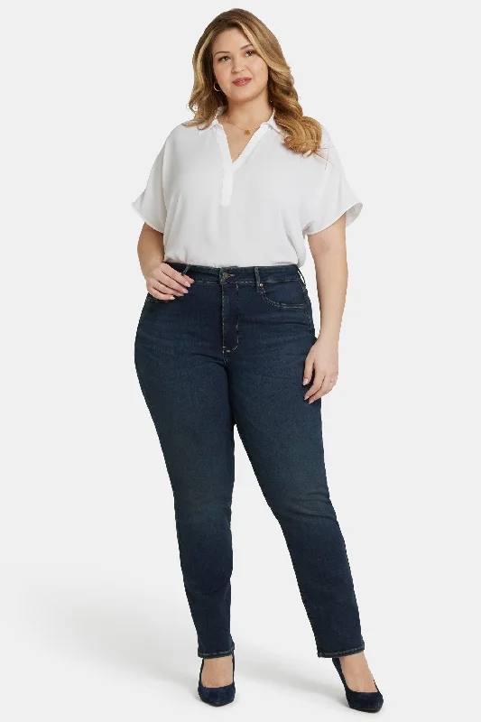 Stupidly Low Prices Marilyn Straight Jeans In Plus Size - Presley