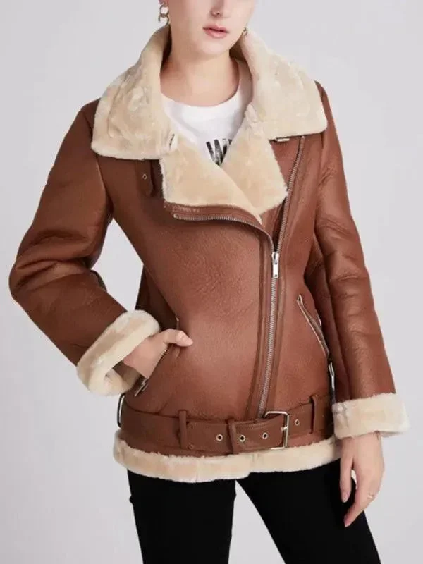 Clothes Sales Street Fashion Motorcycle Fur Winter Coat