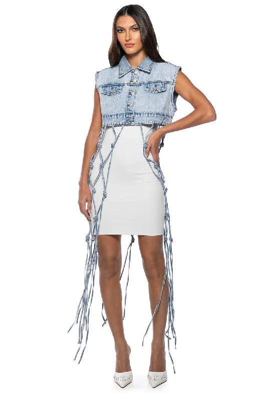 Versatile Wardrobe Essentials HOUDINI NETTED DENIM VEST