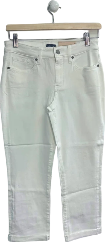 Forward Trendsetter NYDJ Optic White Chloe Crop  Jeans Size 14