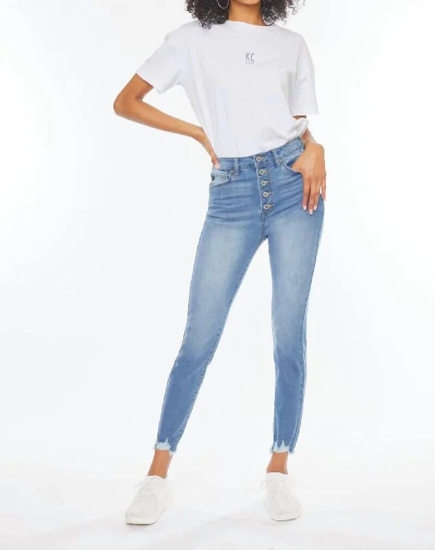 Seasonal Sale Greyson High Rise Super Skinny Jean In Light Wash