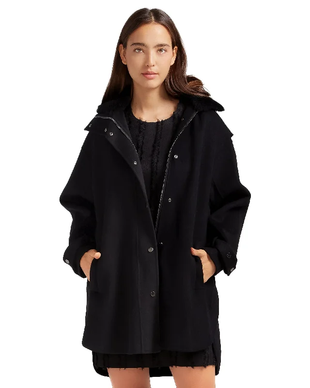 Comfortable Loungewear for Women Heavy Hearted Detachable Hooded Coat