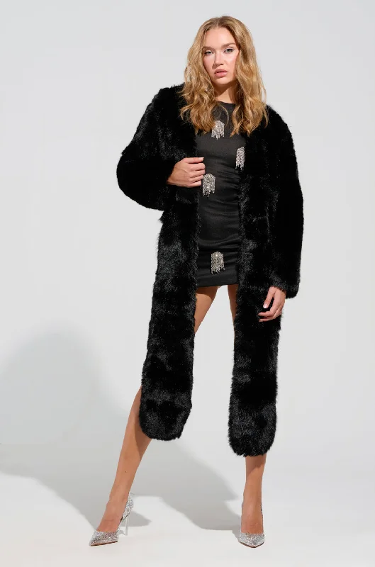 Trend Alert BUSINESS IN THE FRONT ASYMMETRICAL FUR BOLERO