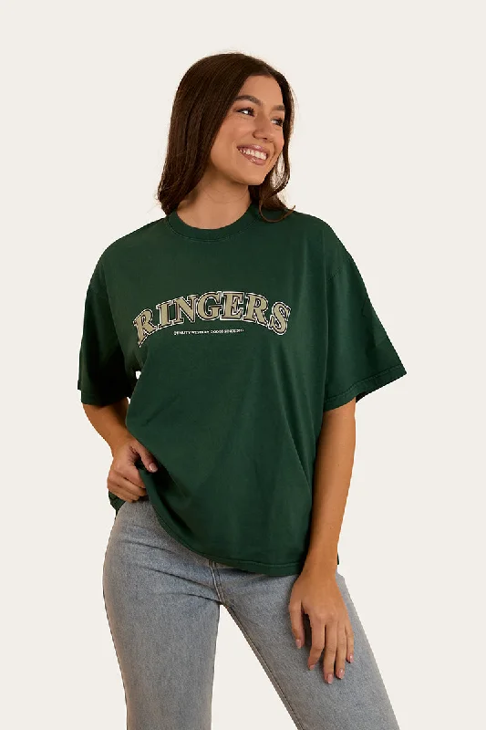 Women's Clothing Online Sale Varsity Womens Oversized T-Shirt - Pine