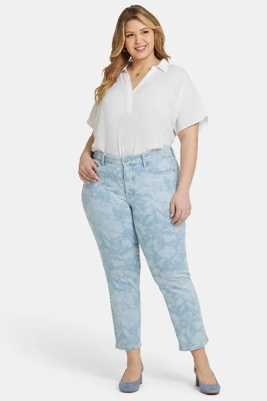 Trendsetting Threads Marilyn Straight Ankle Jeans In Plus Size - Marian Annabella