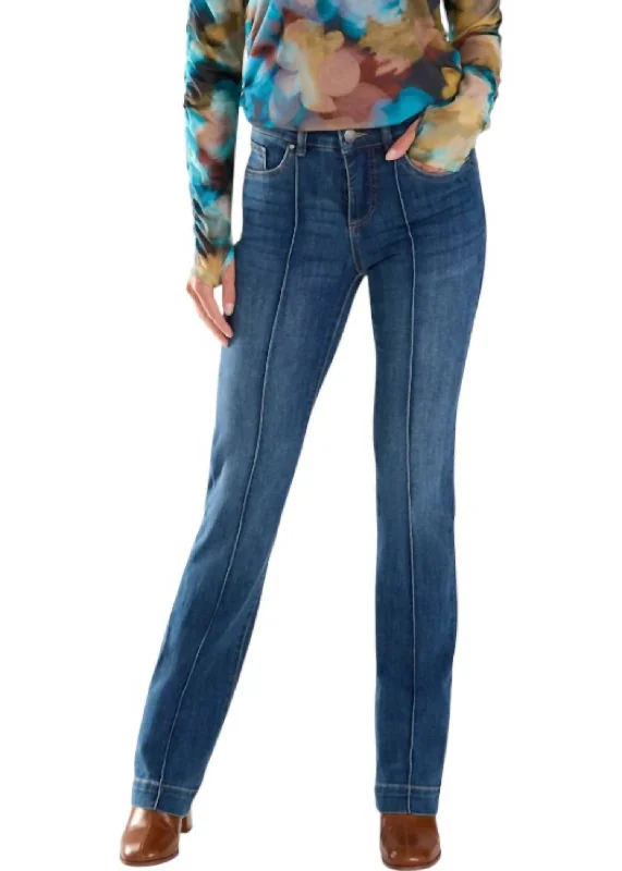 Fashion Forward, Function First Olivia Bootleg Jeans In Indigo