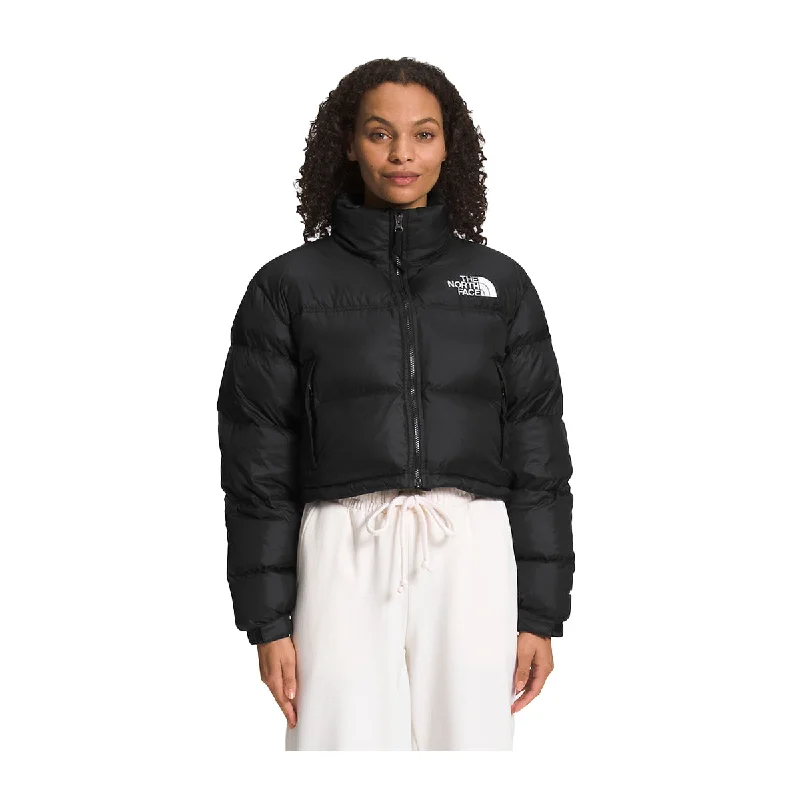 Chic Trend Collection The North Face Womens Nuptse Short Jacket NF0A5GGE-KX7 Black/Black